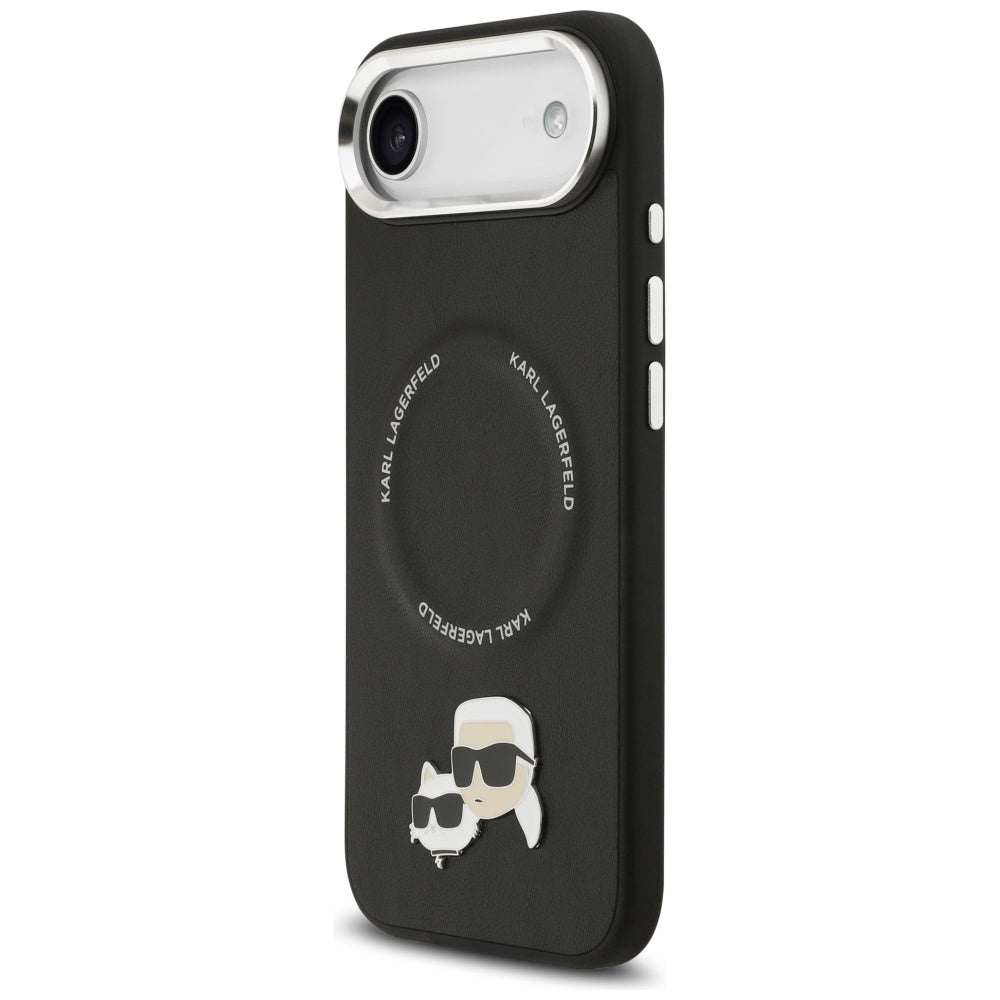 MagSafe futrola za Apple iPhone 17 Air, Karl Lagerfeld, Karl & Choupette Pins, Crna