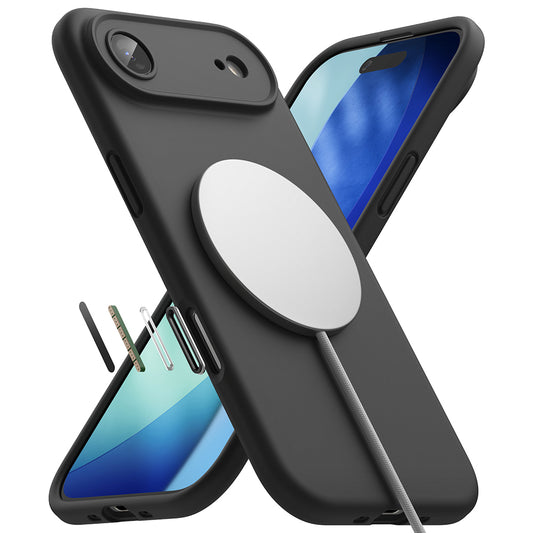 MagSafe futrola za Apple iPhone 17 Air, Ringke, Silikon, Crna