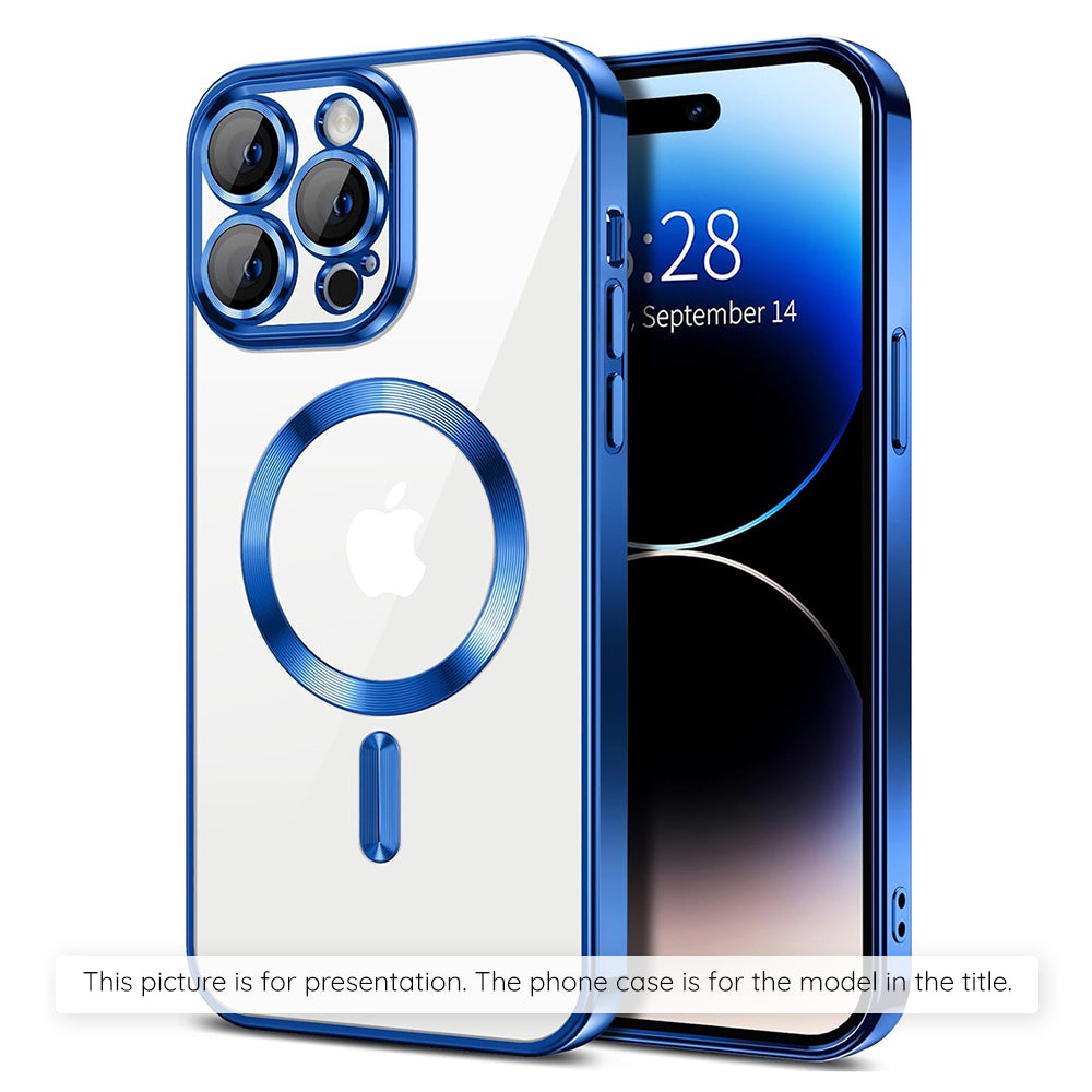 MagSafe futrola za Apple iPhone 17 Air, Techsuit, Luxury Crystal, Tamno plava