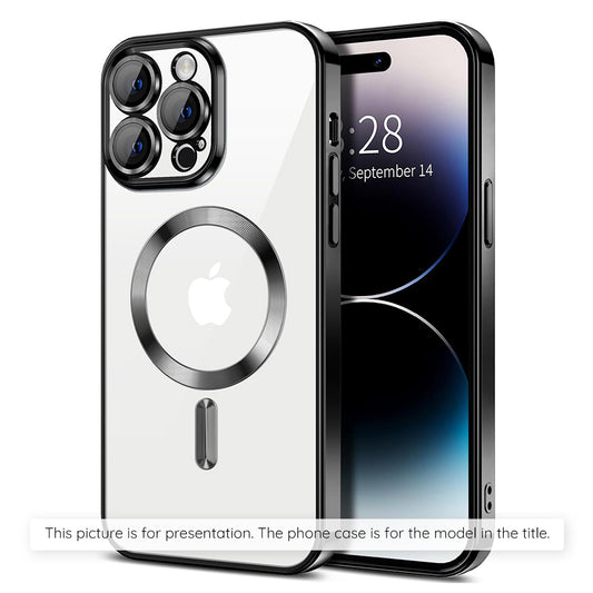 MagSafe futrola za Apple iPhone 17 Air, Techsuit, Luxury Crystal, Crna