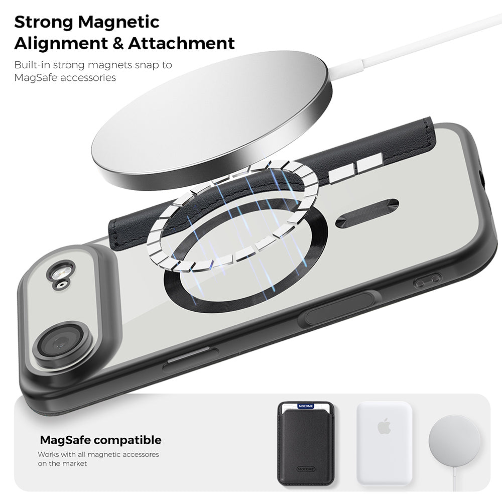 MagSafe futrola za Apple iPhone 17 Air, Techsuit, SmartMag Book, Zelena
