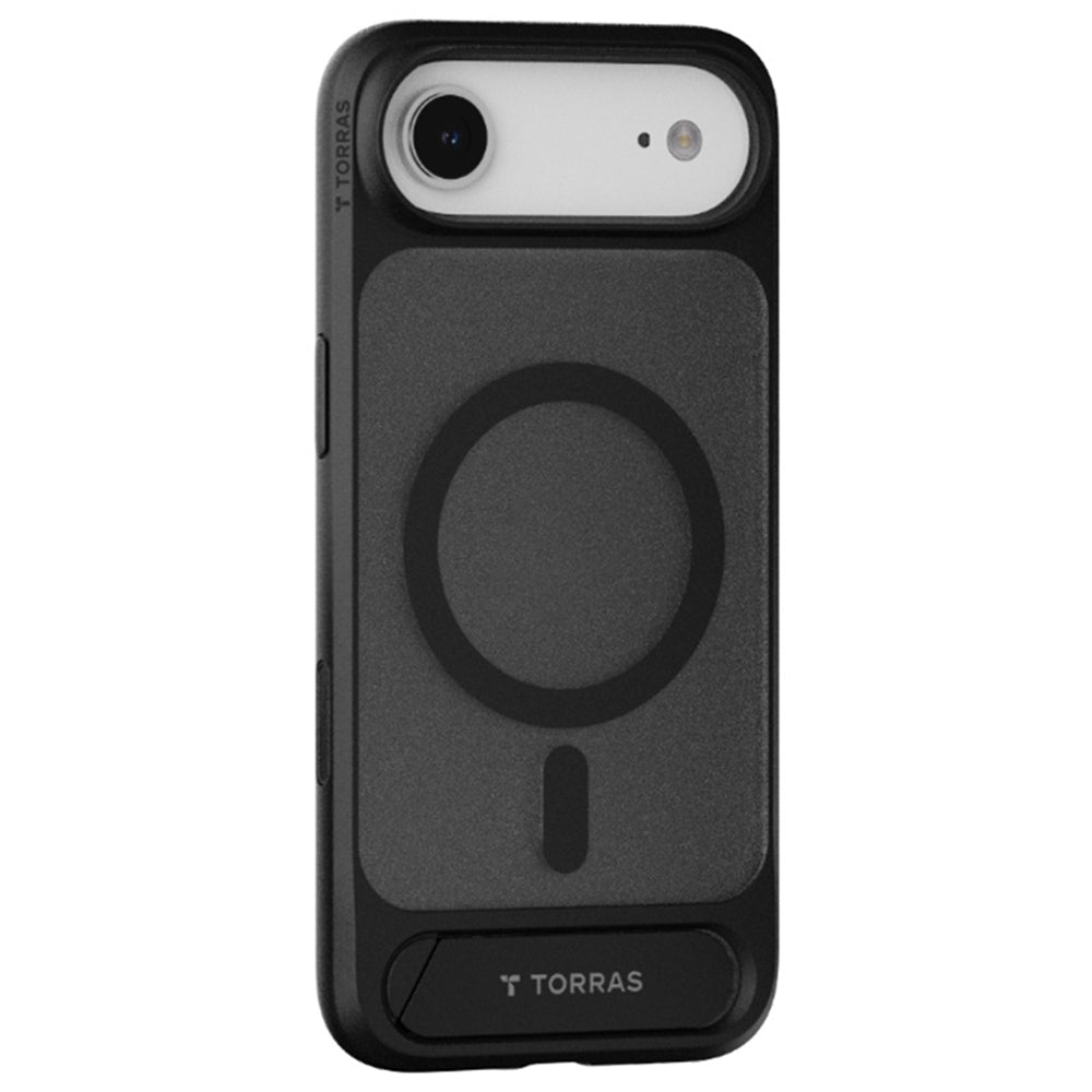 MagSafe torbica za Apple iPhone 17 Air, Torras, Pstand, Crna