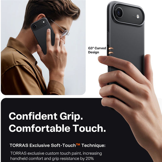 MagSafe futrola za Apple iPhone 17 Air, Torras, SlimFit, Crna