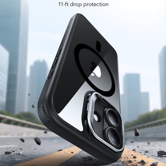 Futrola MagSafe za Apple iPhone 17, ESR, Classic Hybrid Kickstand, Crno Prozirna