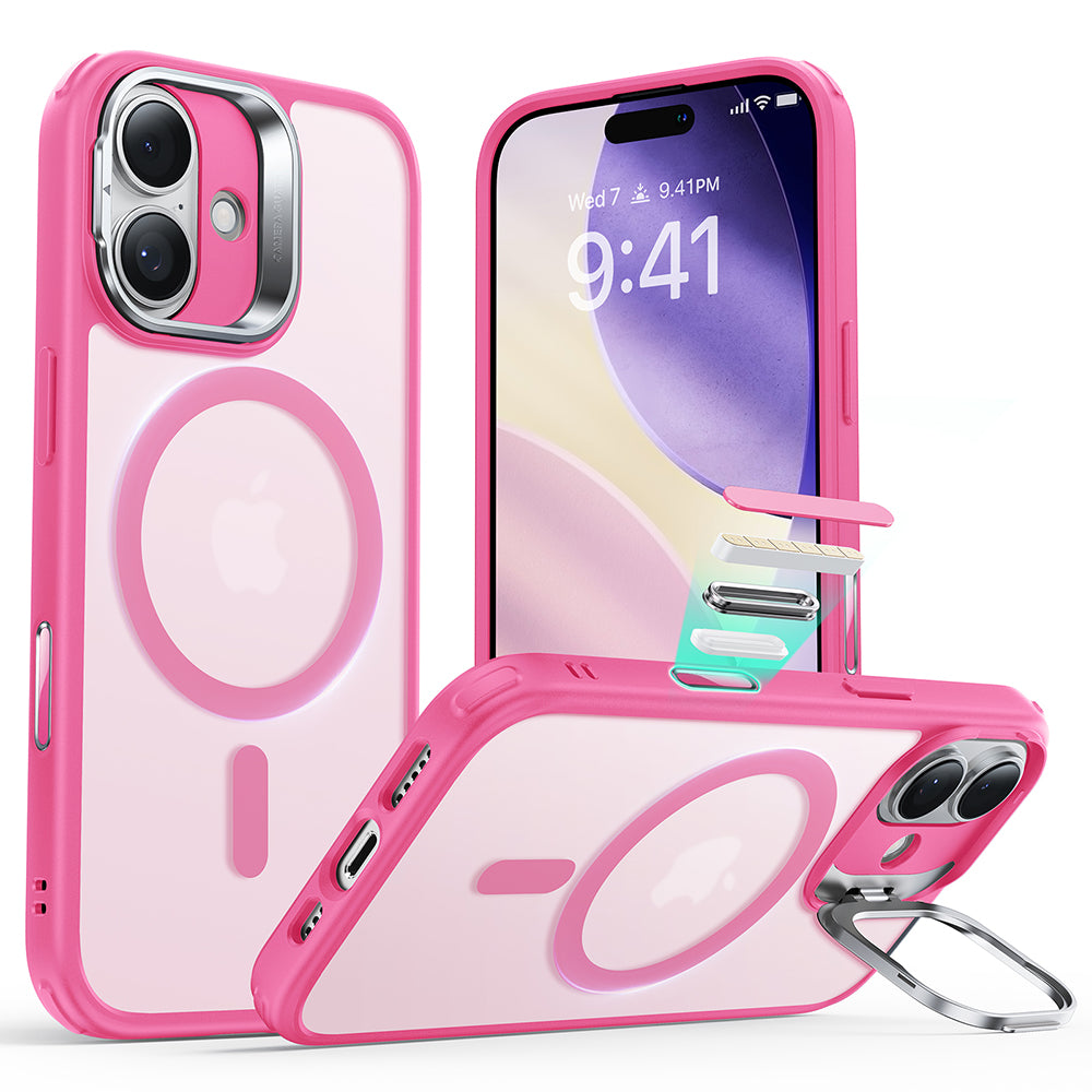 Futrola MagSafe za Apple iPhone 17, ESR, Classic Hybrid Kickstand, Satin Pink