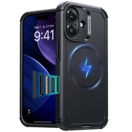 Futrola MagSafe za Apple iPhone 17, ESR, Cyber, Crna