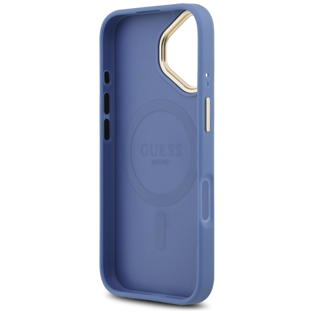 MagSafe futrola za Apple iPhone 17, Guess, 4G Classic, Plava