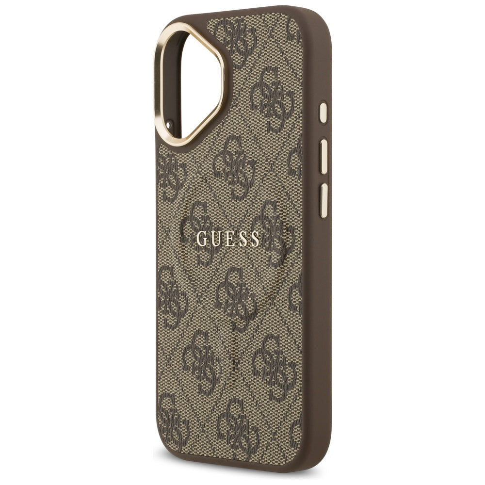 MagSafe futrola za Apple iPhone 17, Guess, 4G Classic, smeđa