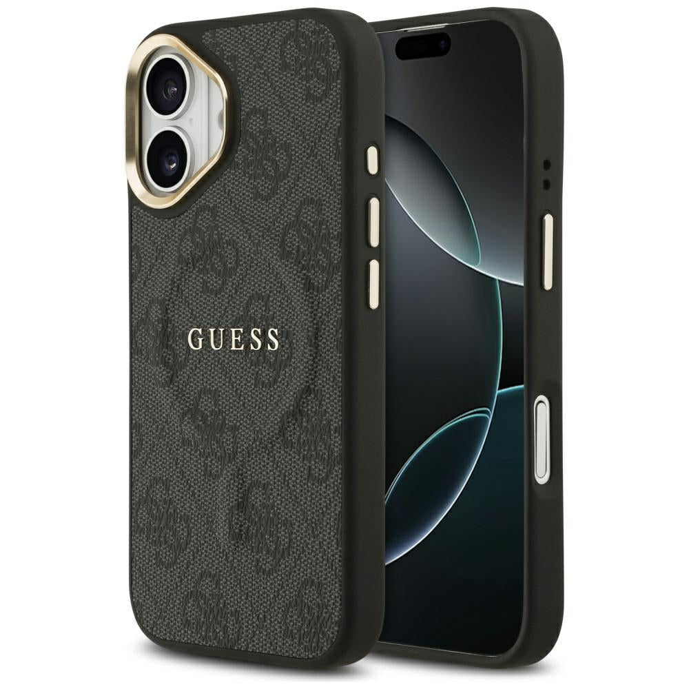 MagSafe futrola za Apple iPhone 17, Guess, 4G Classic, Crna