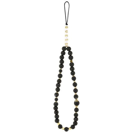 MagSafe futrola za Apple iPhone 17, Guess, 4G Triangle Logo s remenom, Crna