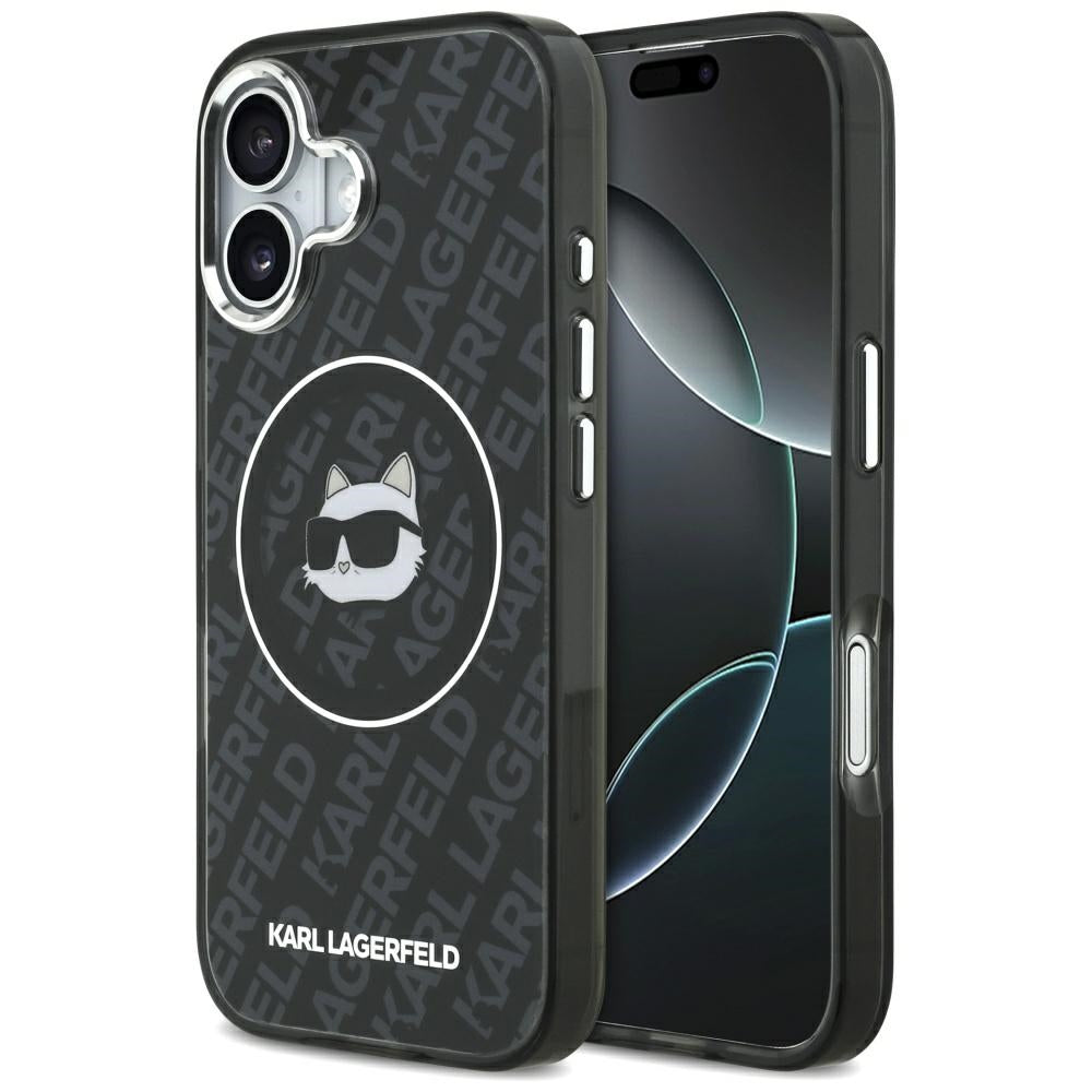 MagSafe futrola za Apple iPhone 17, Karl Lagerfeld, IML Choupette`s Head, Crna