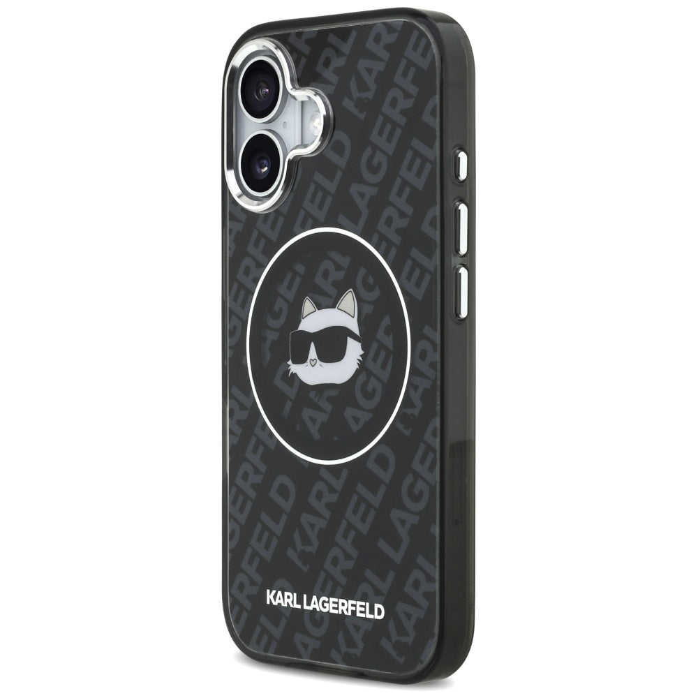 MagSafe futrola za Apple iPhone 17, Karl Lagerfeld, IML Choupette`s Head, Crna