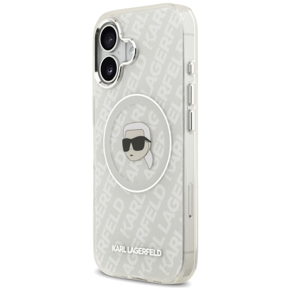Futrola MagSafe za Apple iPhone 17, Karl Lagerfeld, IML Karl`s Head, Siva