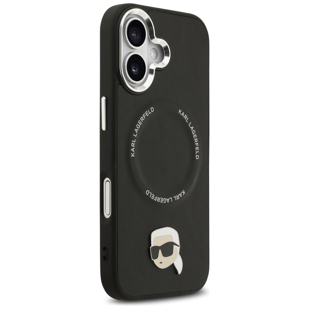 MagSafe futrola za Apple iPhone 17, Karl Lagerfeld, Karl Pin, Crna