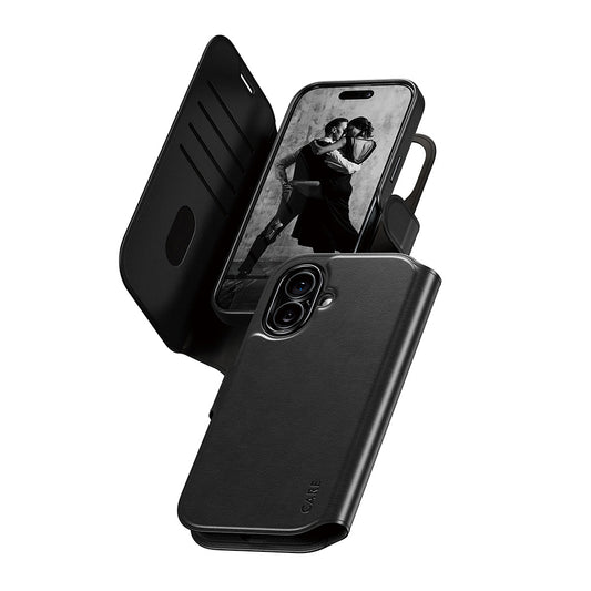 Futrola MagSafe za Apple iPhone 17, PanzerGlass, Care Feature Tango Two-in-One, Crna