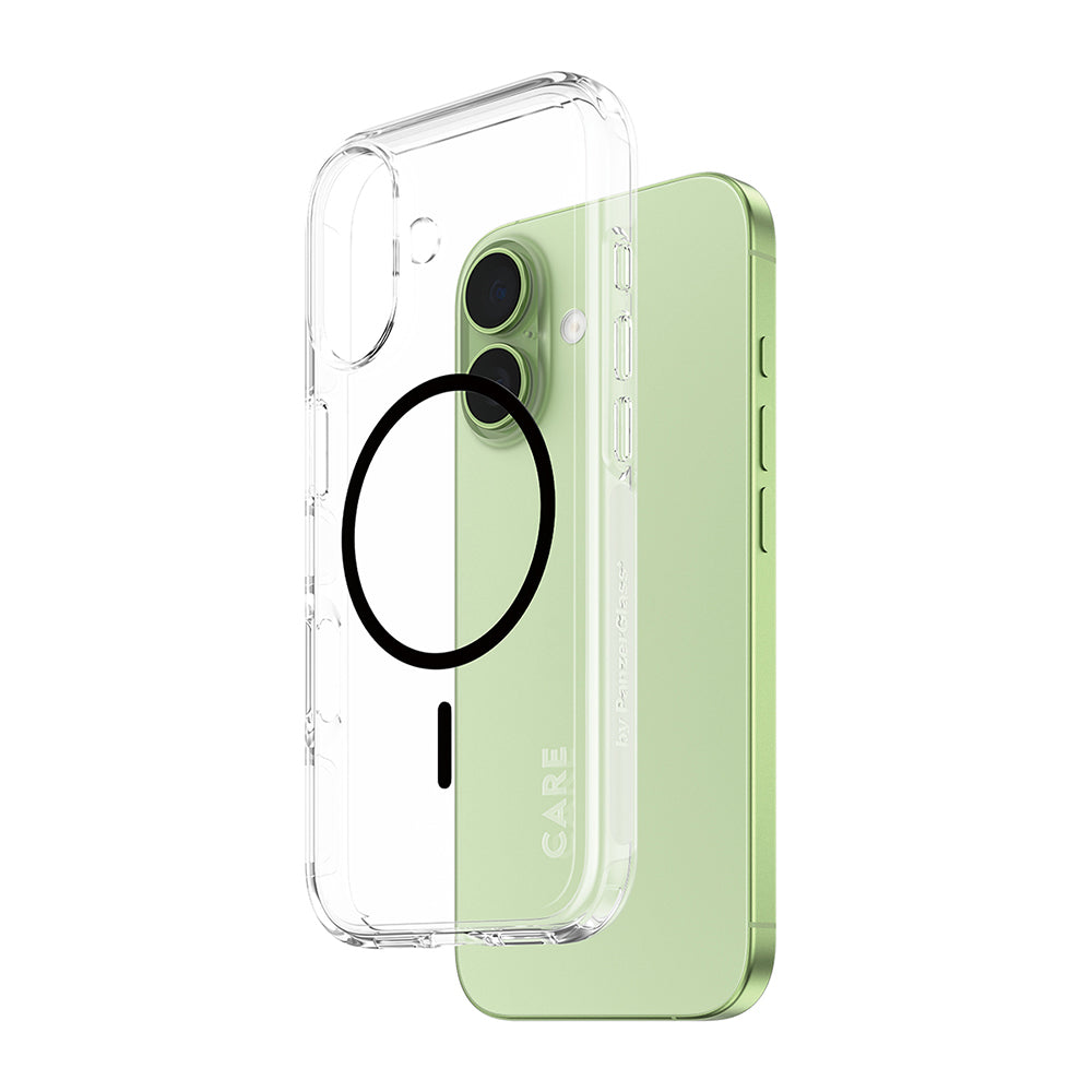 MagSafe futrola za Apple iPhone 17, PanzerGlass, Care Urban Explorer, Crna Prozirnost