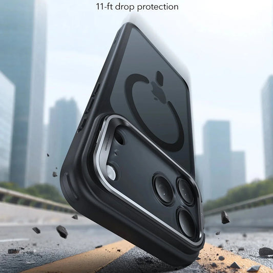 Futrola MagSafe za Apple iPhone 17 Pro, ESR, Classic Hybrid Kickstand, Satin Crna