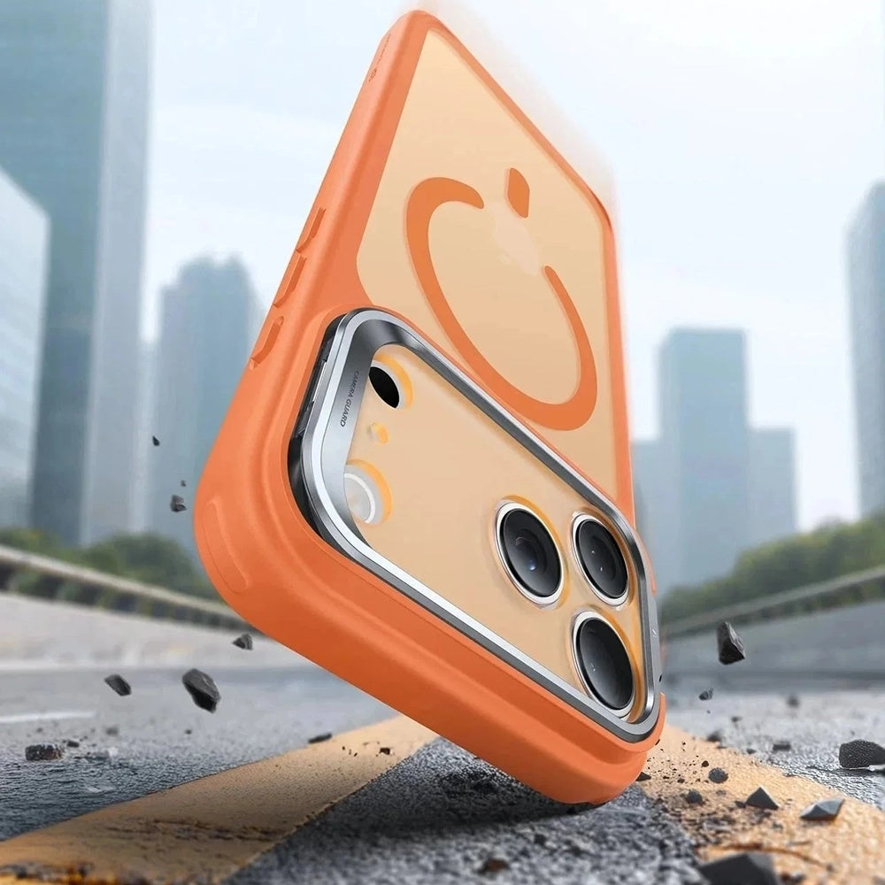 Futrola MagSafe za Apple iPhone 17 Pro, ESR, Classic Hybrid Kickstand Slide, Satinirana Narančasta