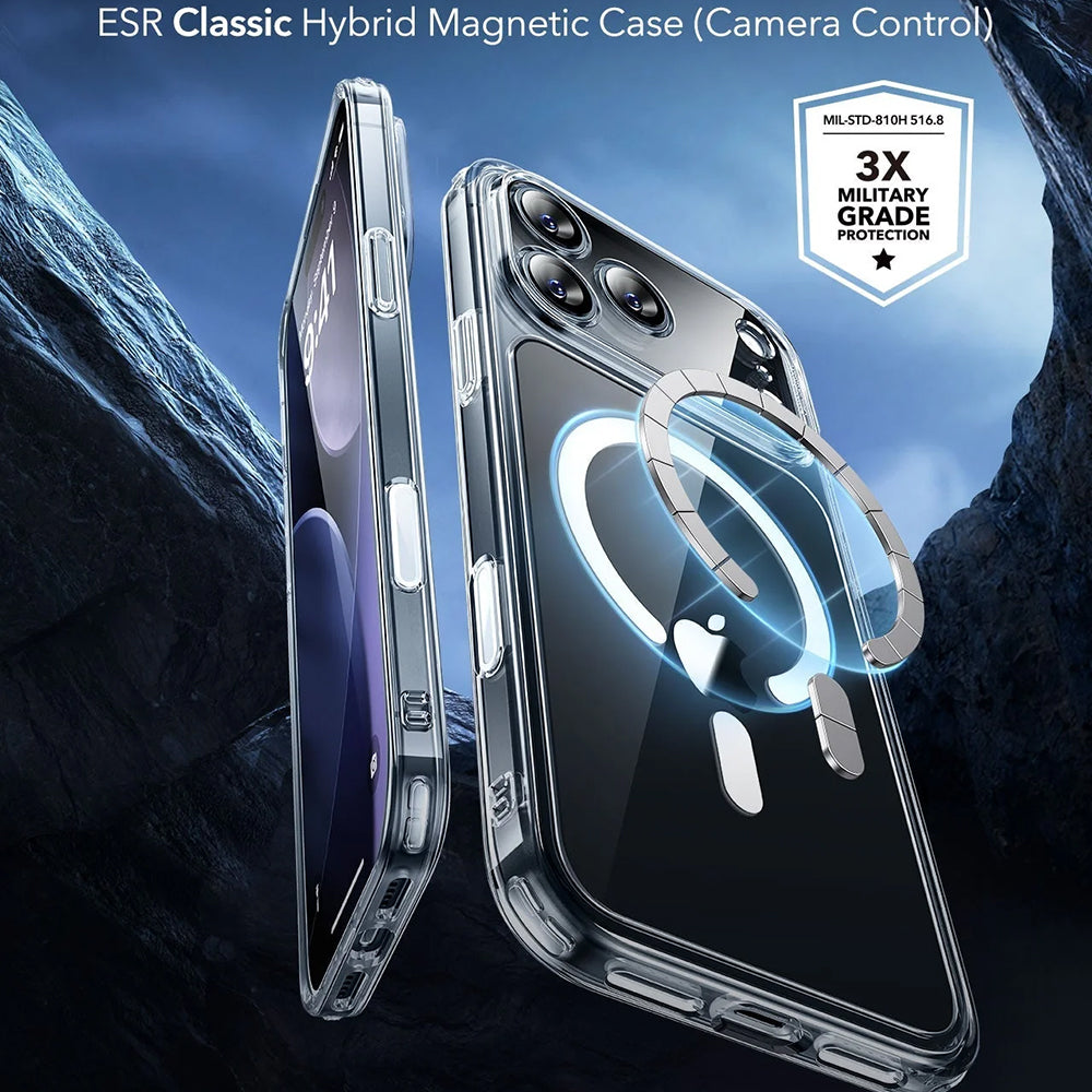 Futrola MagSafe za Apple iPhone 17 Pro, ESR, Classic Hybrid, Prozirna