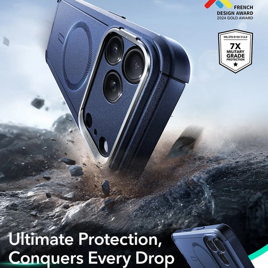 Futrola MagSafe za Apple iPhone 17 Pro, ESR, Cyber Armor Kickstand, Plava