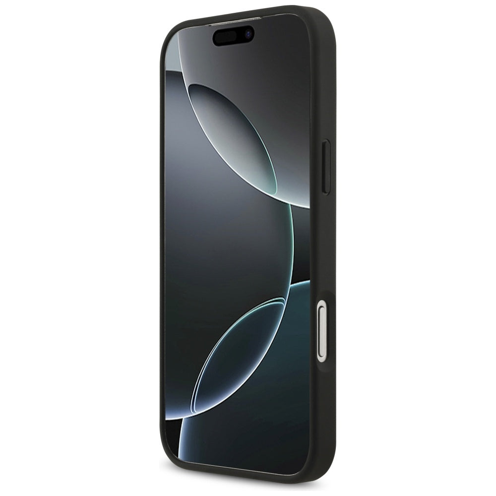 MagSafe futrola za Apple iPhone 17 Pro, Guess, 4G Circle Classic Logo, Crna