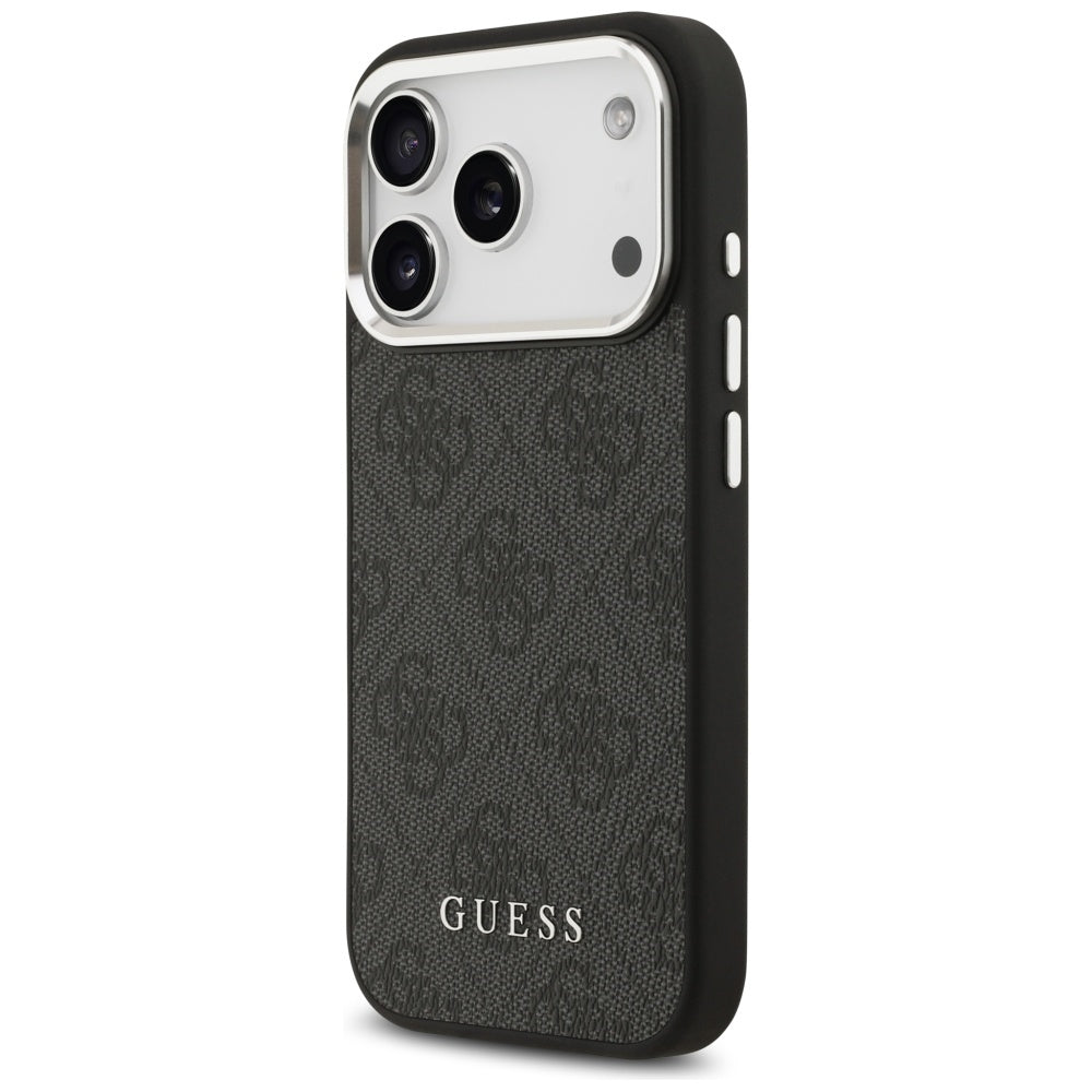 MagSafe futrola za Apple iPhone 17 Pro, Guess, 4G Classic Logo, Crna