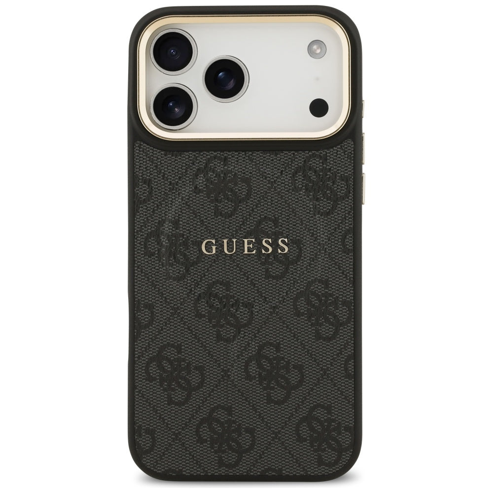 MagSafe futrola za Apple iPhone 17 Pro, Guess, 4G Classic, Crna