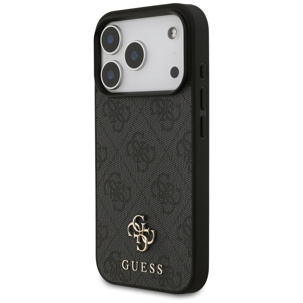 MagSafe futrola za Apple iPhone 17 Pro, Guess, 4G Small and Classic Logo, Crna