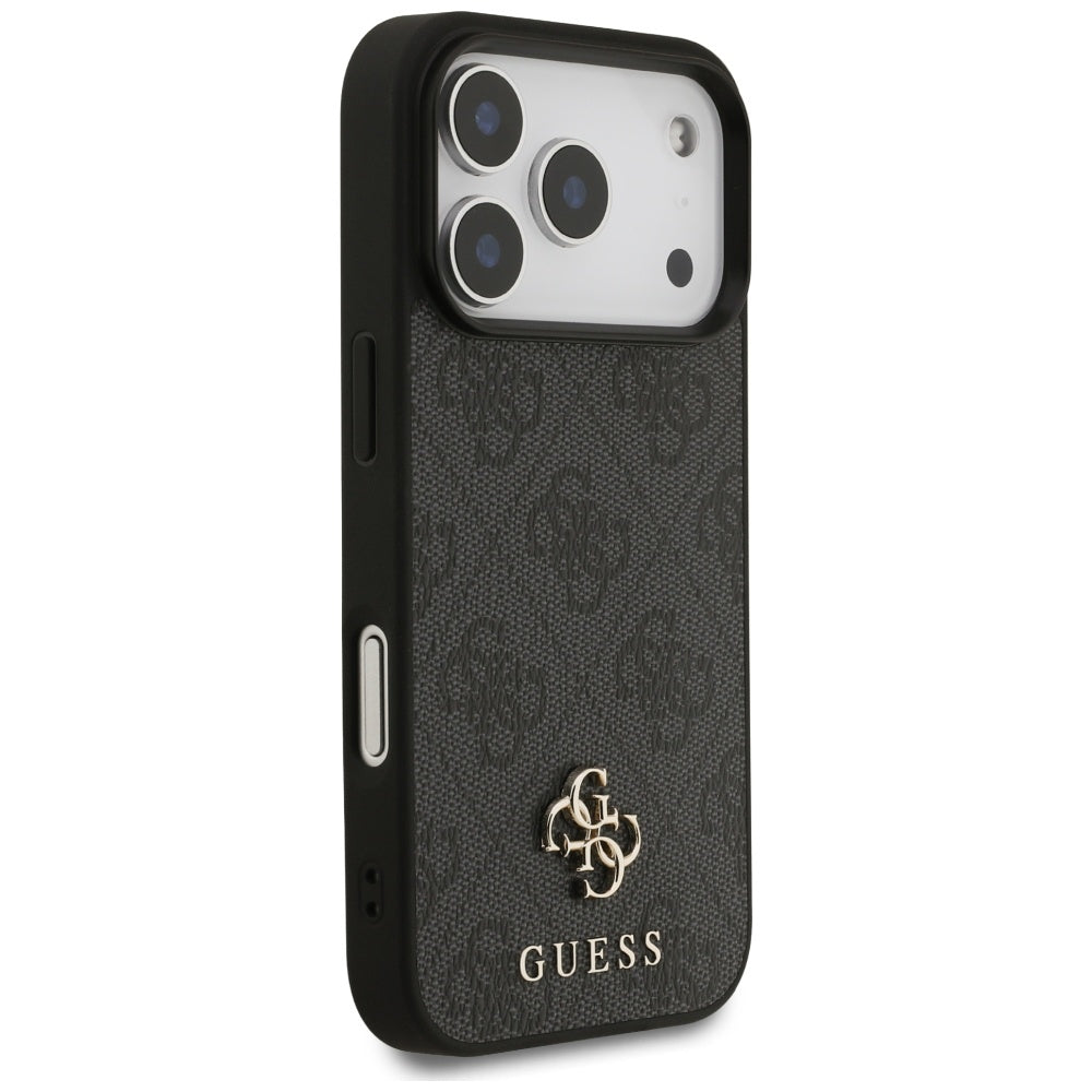 MagSafe futrola za Apple iPhone 17 Pro, Guess, 4G Small and Classic Logo, Crna