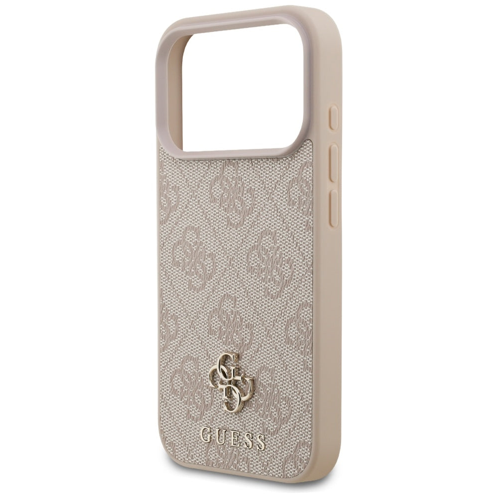 Futrola MagSafe za Apple iPhone 17 Pro, Guess, 4G Small and Classic Logo, Roza