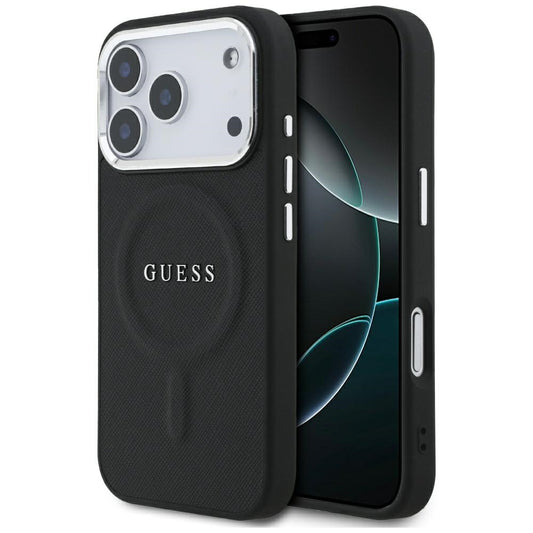 MagSafe futrola za Apple iPhone 17 Pro, Guess, Classic Logo, Crna