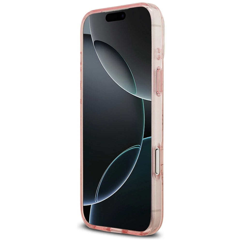 MagSafe futrola za Apple iPhone 17 Pro, Guess, IML 4G Background, Roza