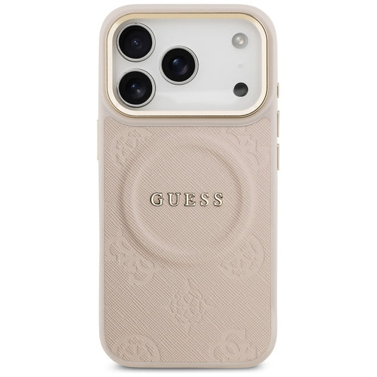 MagSafe futrola za Apple iPhone 17 Pro, Guess, Peony Hot Stamp, Roza