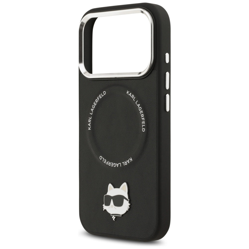 MagSafe futrola za Apple iPhone 17 Pro, Karl Lagerfeld, Choupette Pin, Crna