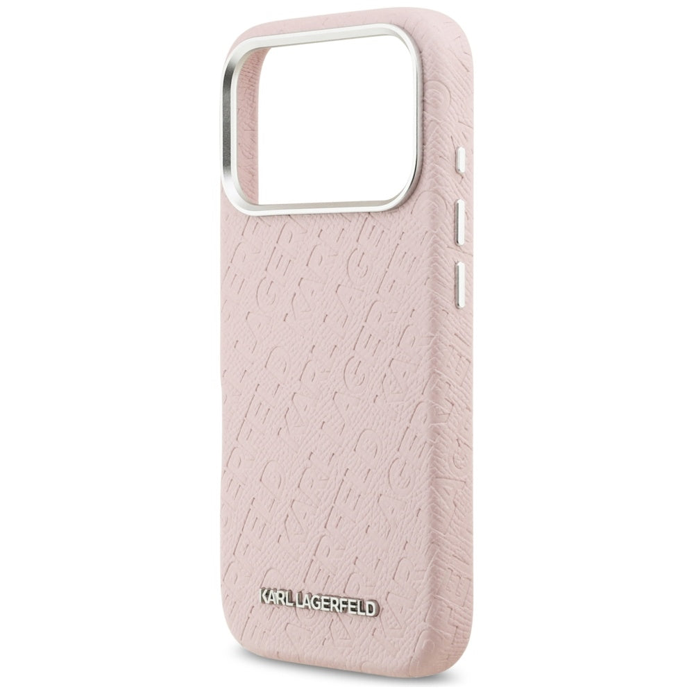 Futrola MagSafe za Apple iPhone 17 Pro, Karl Lagerfeld, FW Stamped Karl, Roza