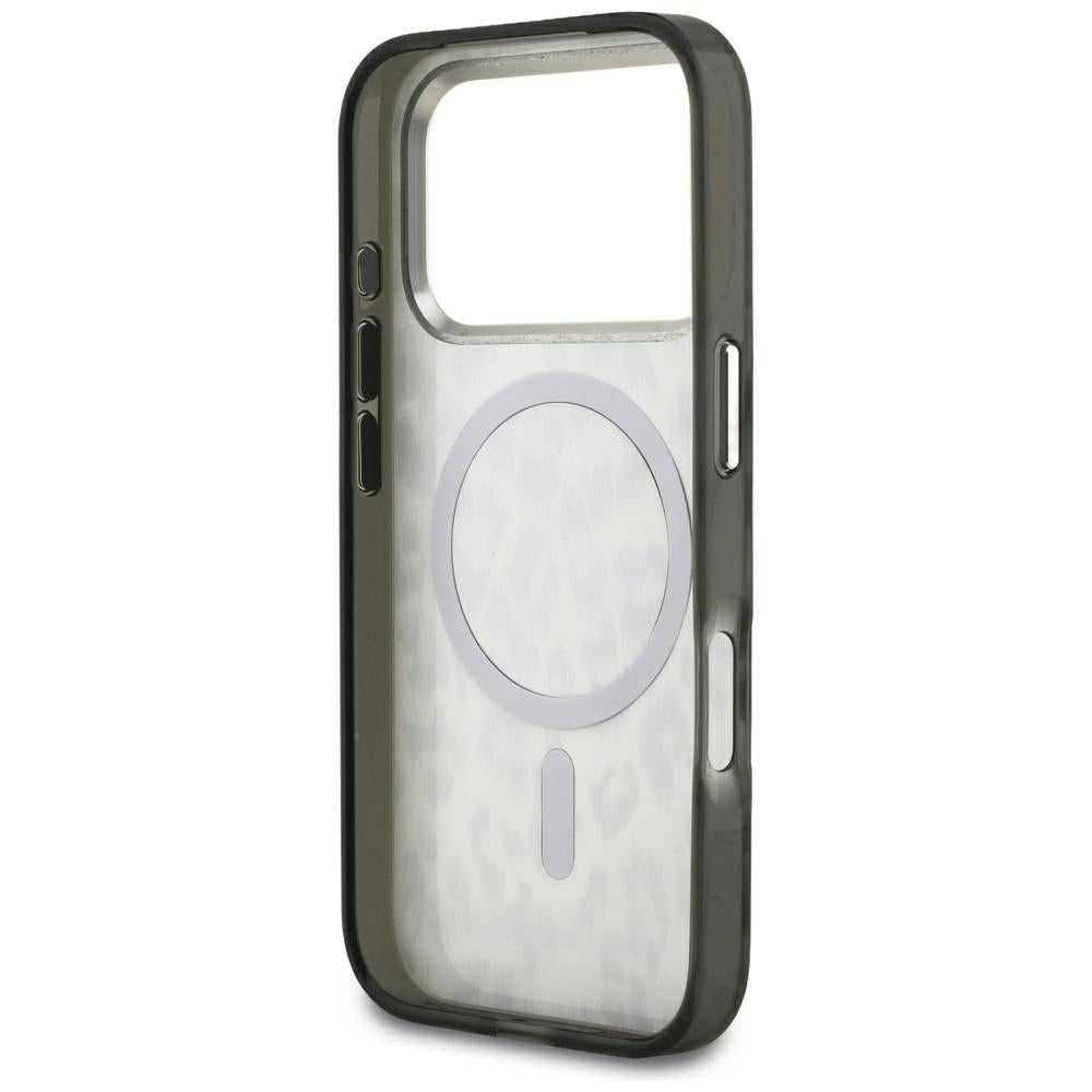 Futrola MagSafe za Apple iPhone 17 Pro, Karl Lagerfeld, IML Leopard uzorak, Smeđa