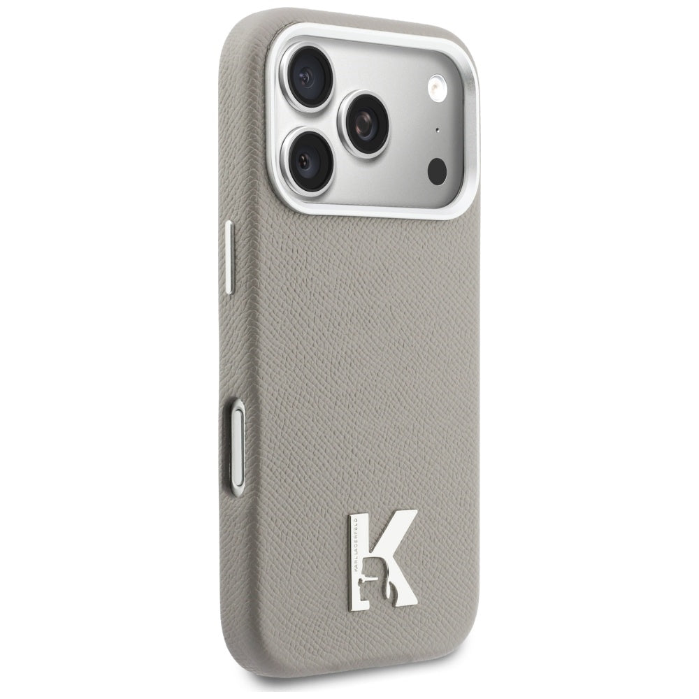 Futrola MagSafe za Apple iPhone 17 Pro, Karl Lagerfeld, Karl Head Logo, Siva