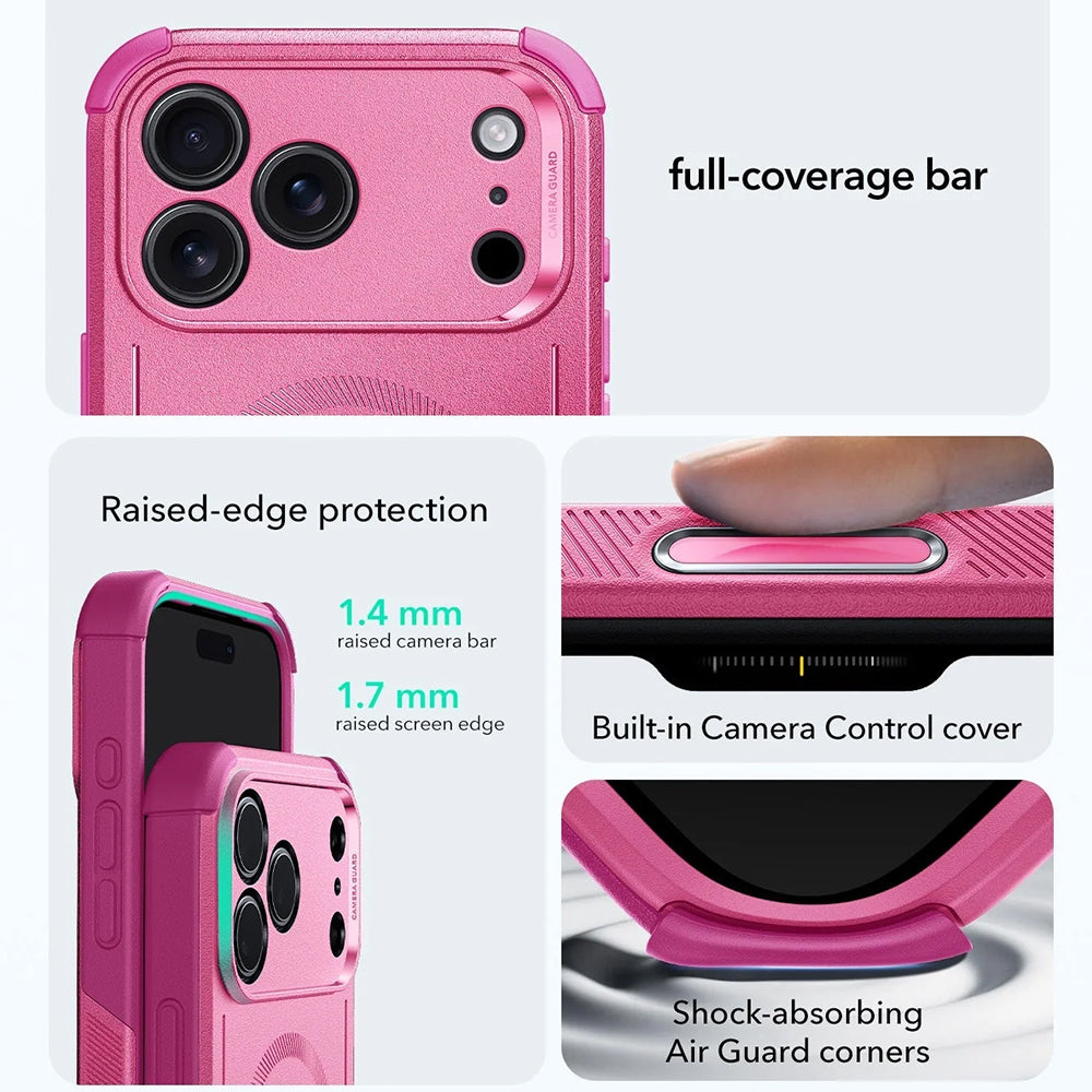 Futrola MagSafe za Apple iPhone 17 Pro Max, ESR, Cyber, Roza