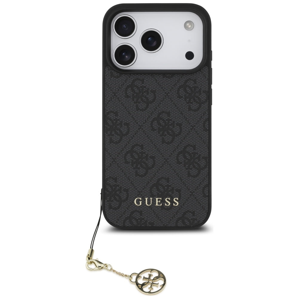 MagSafe futrola za Apple iPhone 17 Pro Max, Guess, 4G Charm Cradle, Crna