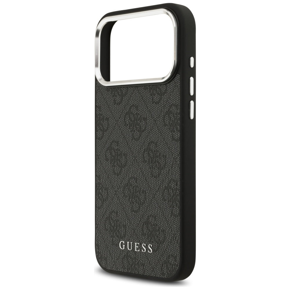 MagSafe futrola za Apple iPhone 17 Pro Max, Guess, 4G Classic Logo, Crna