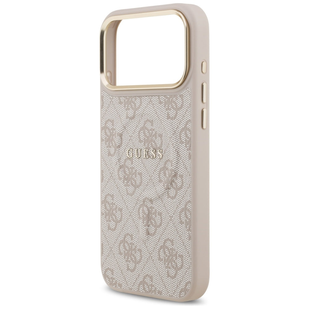 MagSafe futrola za Apple iPhone 17 Pro Max, Guess, 4G Classic, Roza