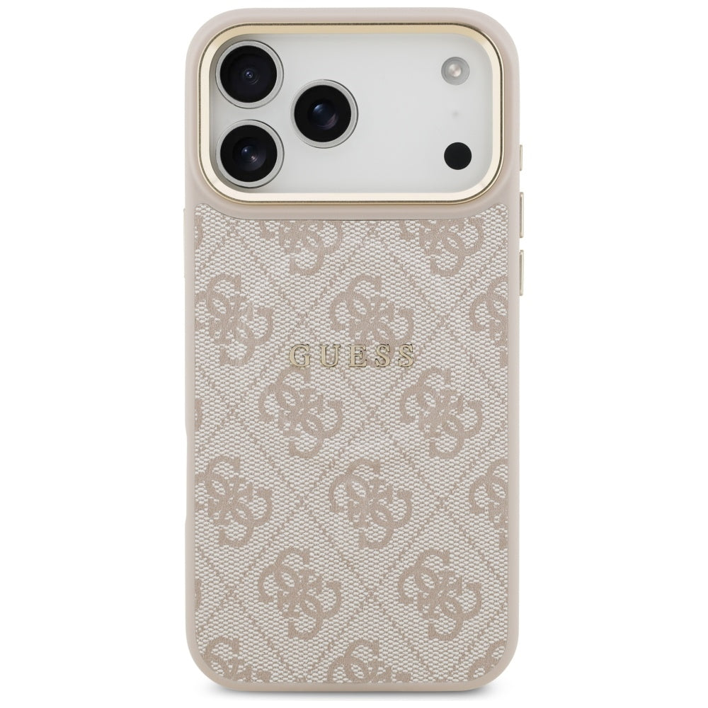 MagSafe futrola za Apple iPhone 17 Pro Max, Guess, 4G Classic, Roza