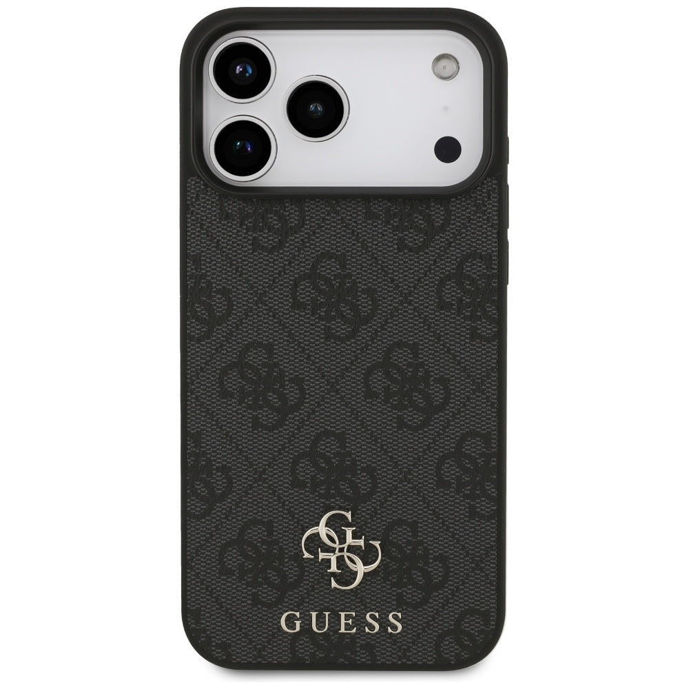 MagSafe futrola za Apple iPhone 17 Pro Max, Guess, 4G Small and Classic Logo, Crna