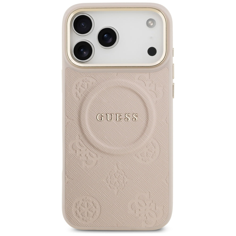 MagSafe futrola za Apple iPhone 17 Pro Max, Guess, Peony Hot Stamp, Roza