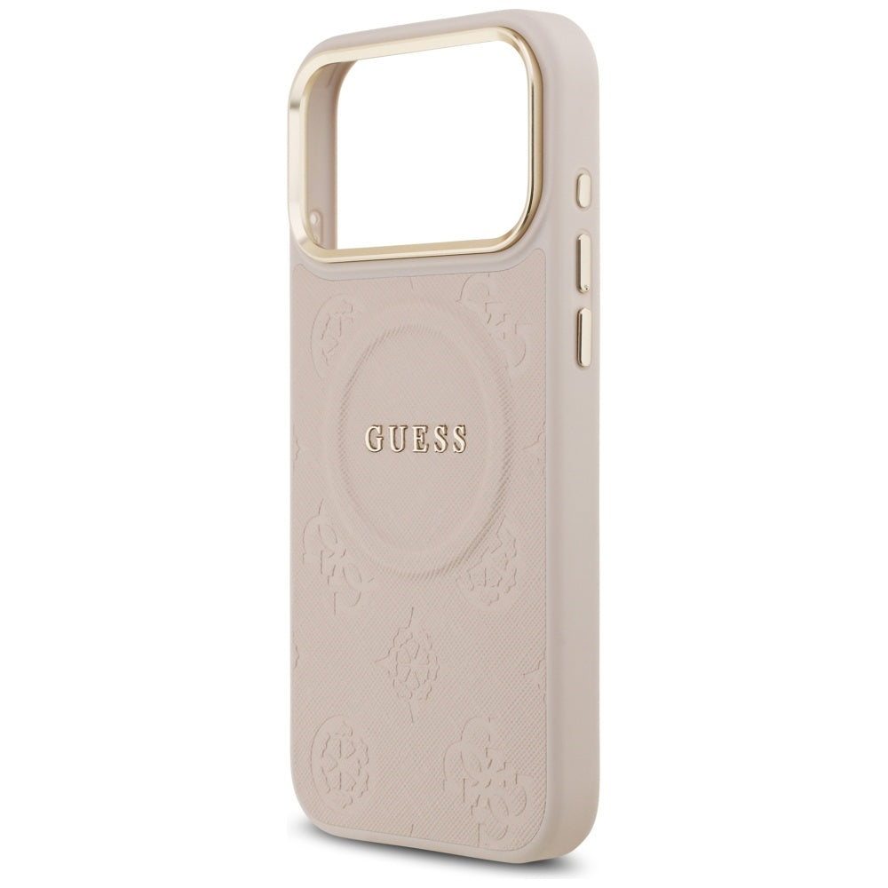 MagSafe futrola za Apple iPhone 17 Pro Max, Guess, Peony Hot Stamp, Roza