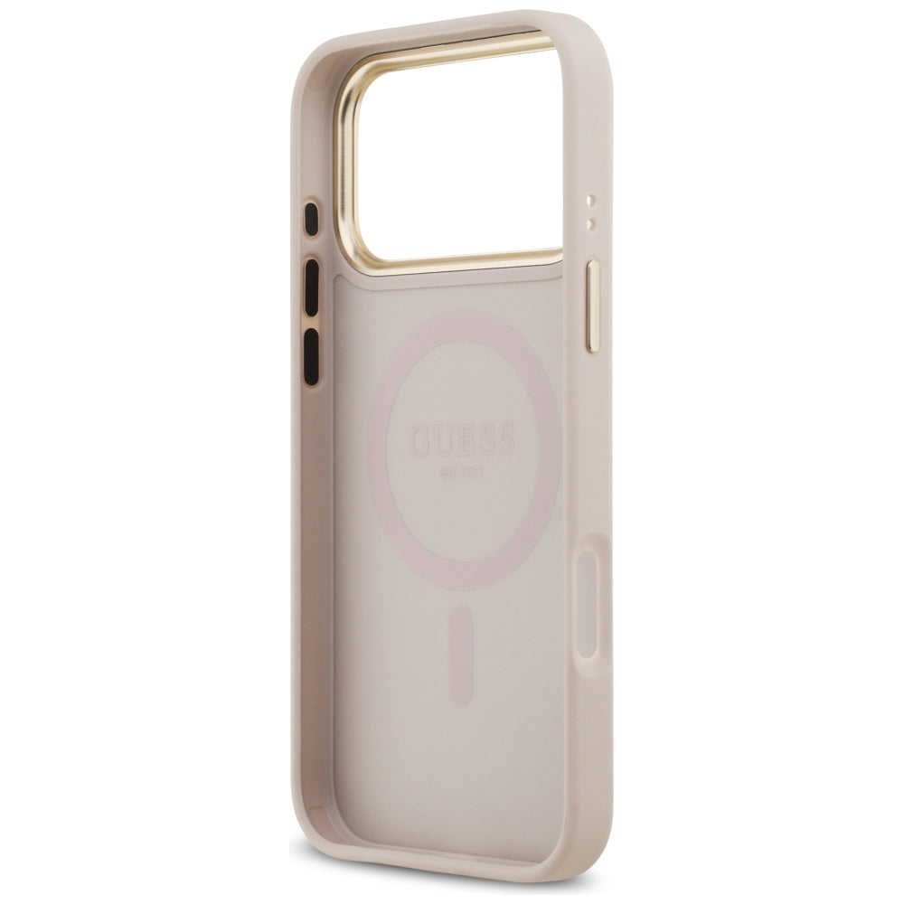 MagSafe futrola za Apple iPhone 17 Pro Max, Guess, Peony Hot Stamp, Roza