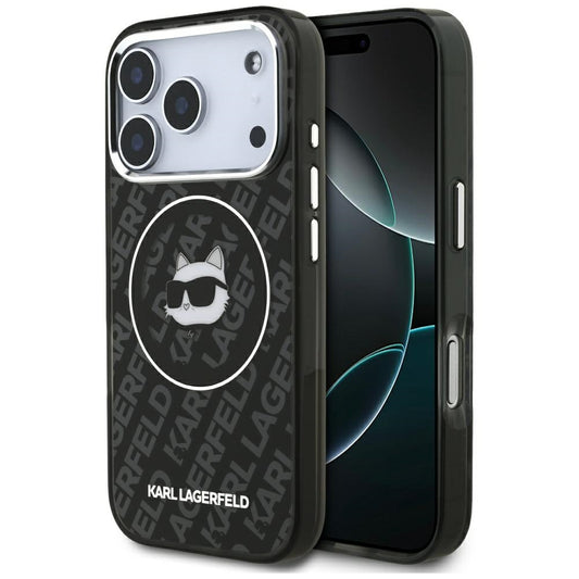 Futrola MagSafe za Apple iPhone 17 Pro Max, Karl Lagerfeld, IML Choupette`s Head, Crna