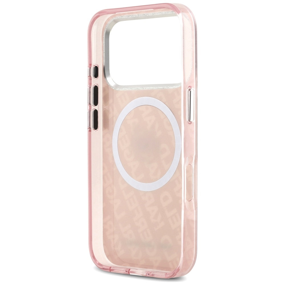 Futrola MagSafe za Apple iPhone 17 Pro Max, Karl Lagerfeld, IML Choupette`s Head, Roza