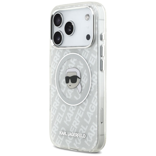 Husa MagSafe za Apple iPhone 17 Pro Max, Karl Lagerfeld, IML Karl`s Head, Siva