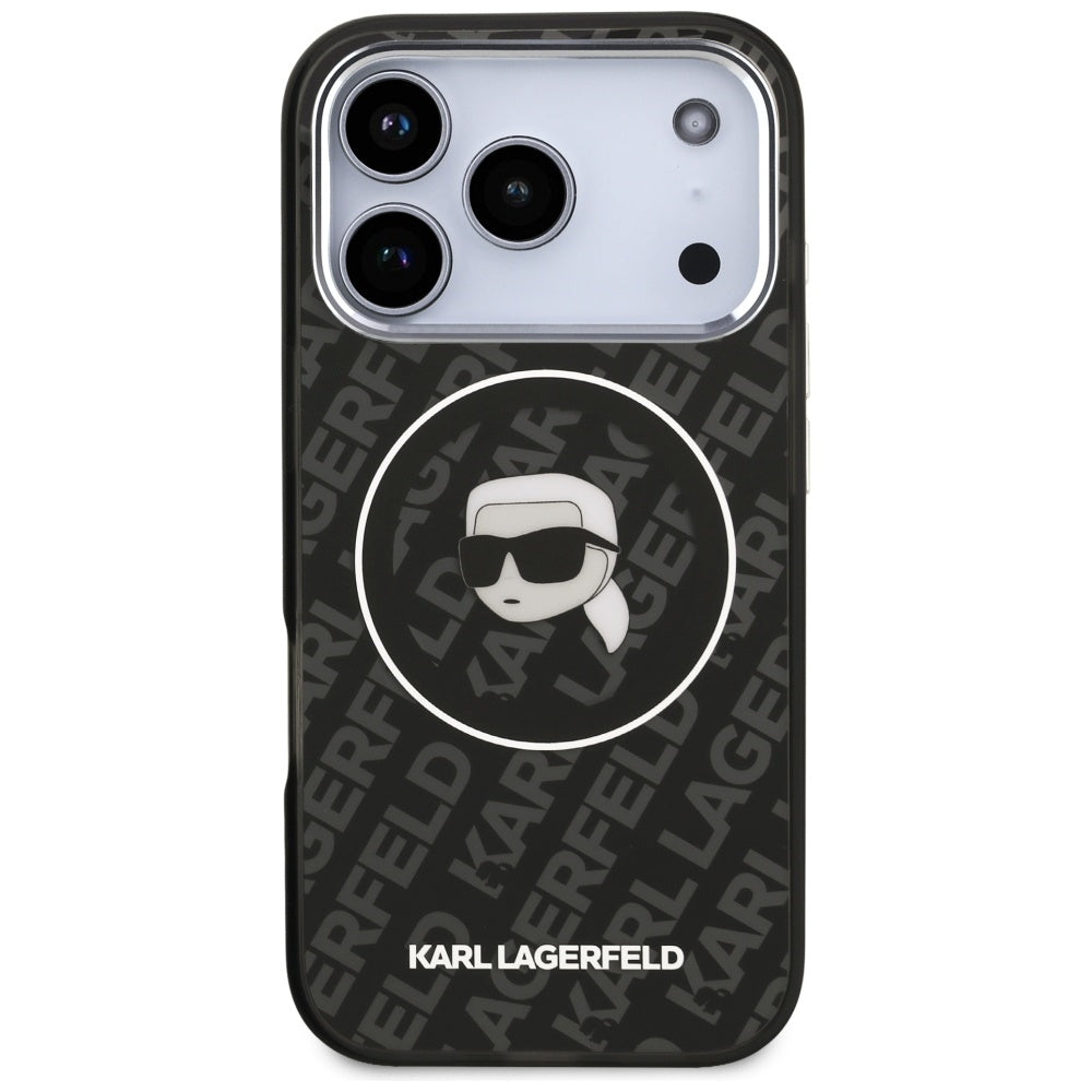 Futrola MagSafe za Apple iPhone 17 Pro Max, Karl Lagerfeld, IML Karl`s Head, Crna